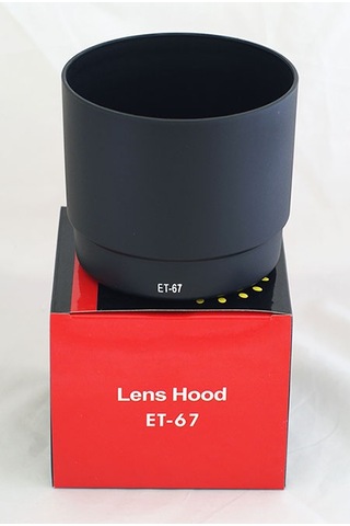 Canon Ef 100 MM Macro Lens için Et-67 Parasoley