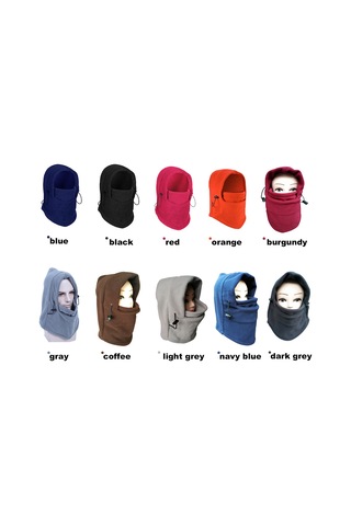 Symbee Kışlık Çift Katlı Polar Outdoor Bisiklet Antiparazit Kapaklı Korumalı Islaklık Engelleme Mavi Kask Siyah