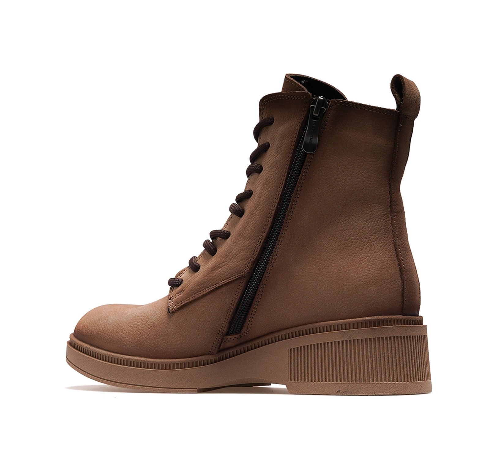 Mammamia Kadın Hakiki Deri Postal Günlük Bot 25k D25kb-8140 Z Bej Nubuk Bej Nubuk