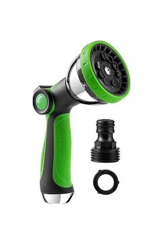 Trendooze Bahçe Hortumu Nozul Püskürtücü, 10 Desen, Başparmak Kontrol, Kapalı Vana, Bahçe Sulama Diğer