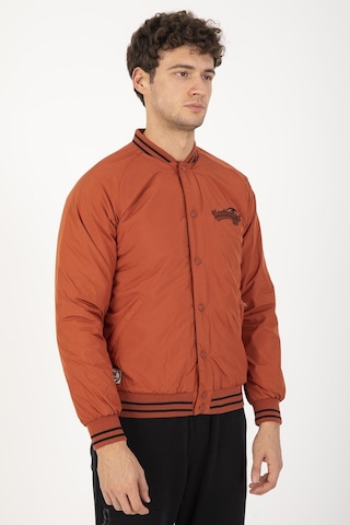 Maraton Sportswear Regular Erkek Hakim Yaka Uzun Kol Kiremit Mont 21379-kiremit Kiremit