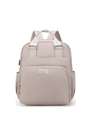 Reedark Bej Fonksiyonel Anne Bebek Çantası, Kolay Temizlenir Materyal, Bölmeli Organize Depolama, Büyük Kapasite, Günlük Ve Seyahat İçin Mümkün Bej