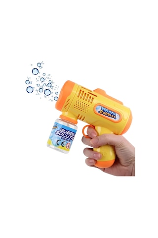 Baloncuk Yağmuru Başlasın Bubble Blaster Köpük Tabancası + 500 Ml Likit Seti