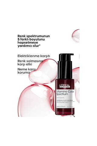 Loreal Professionnel Vitamino Color Spectrum Glass Shine Serum 30 Ml