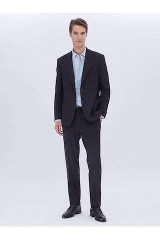 Kip Lacivert Mikro Modern Fit Takım Elbise Çok Renkli