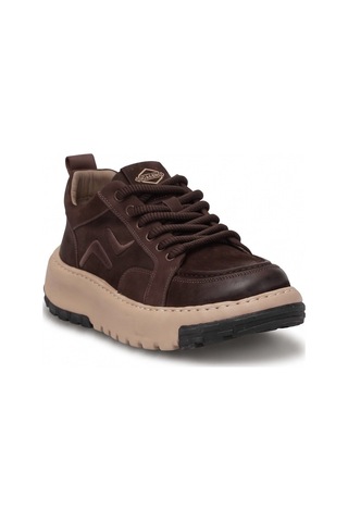 Guja 26blg552 Erkek Hakiki Nubuk Deri Klasik Sneaker Kahverengi
