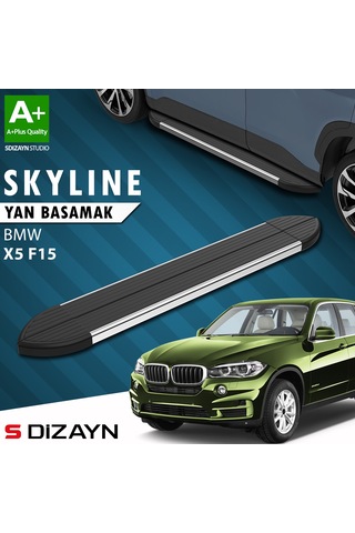 S-dizayn Bmw X5 F15 Skyline Krom Yan Basamak 193 Cm 2013-2018 A+ Kalite