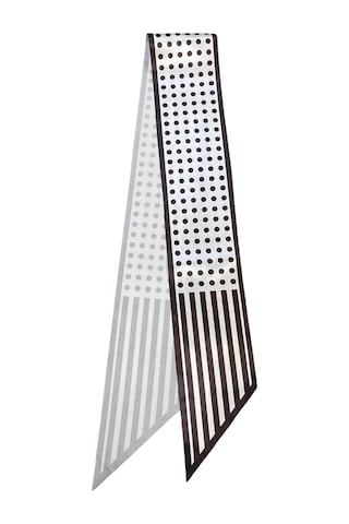 Tarzını Seç Çizgili Asalet Desenli Kahverengi Kravat / Eşarp / Fular 105x9 Cm Çizgili Kahverengi