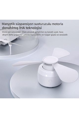 Batur Kamp Tavan Fanı, Usb Tavan Fanı, Açık Havada Sessiz Soğutma F13