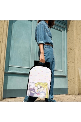 Trendooze Uygun, Siyah Siyah Sırt Seyahat, Sailor Organizasyon Moon Kawaii Karikatür, İş İnç İle, İçin, Genç, Dizüstü Çoklu Cf69 Çantası, Çalışması Bölmeleri Bilgisayara 15.6 Oh Siyah