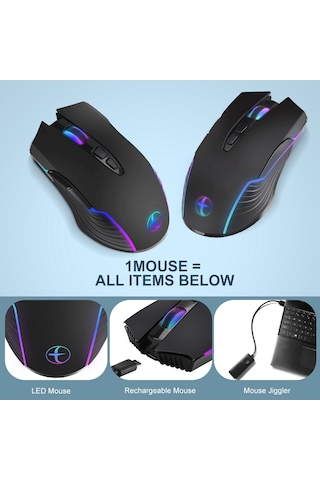 2.4G Kablosuz Jiggler Kablosuz Mouse