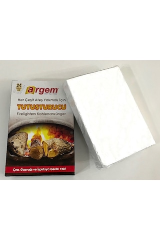 Argem Kömür Tutuşturucu Tablet Çıra 5Li Paket