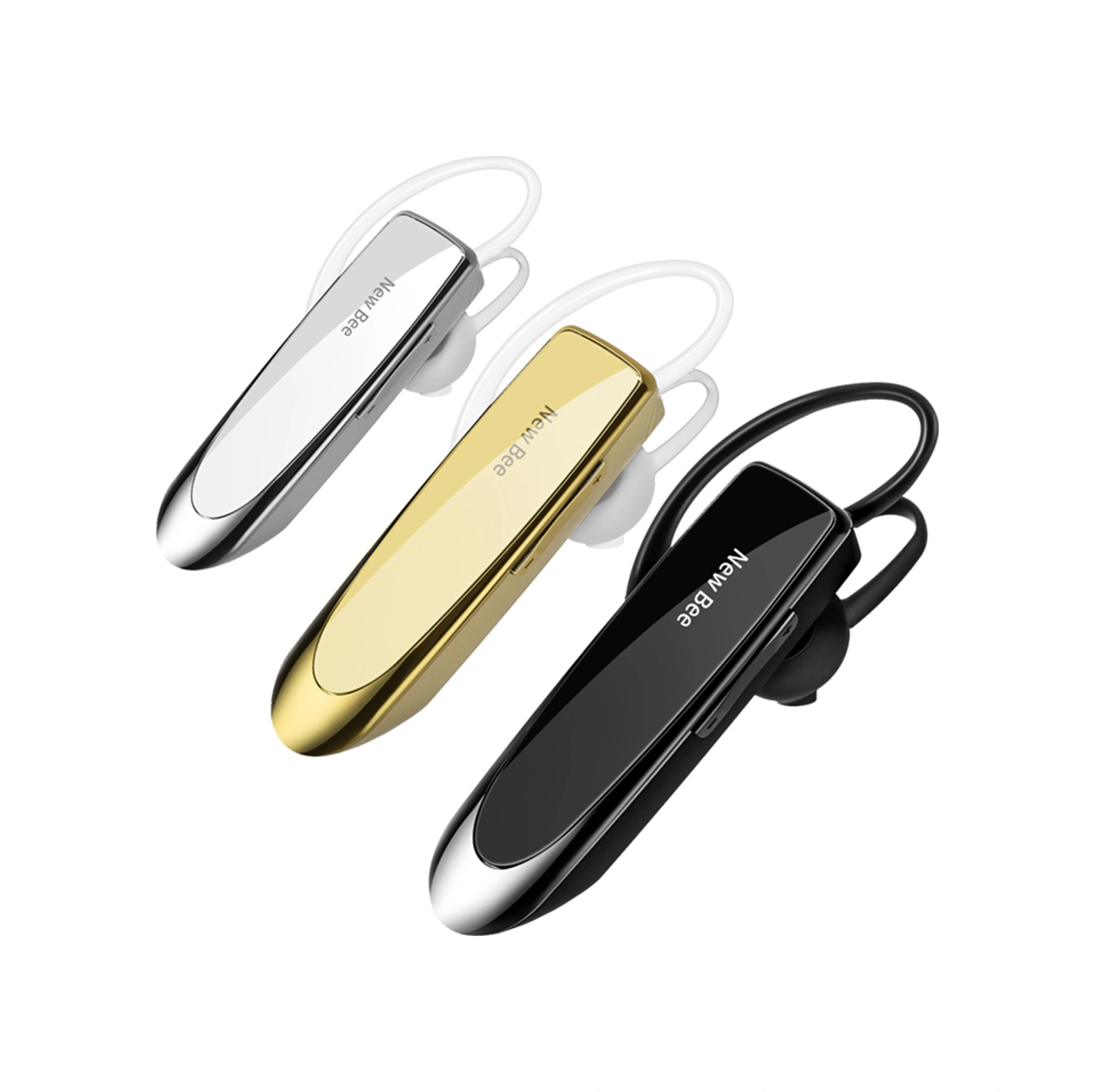 Moveevo New Bee B41 Tek Kulaklı Bluetooth 5.0 Kulaklık - Elsiz Konuşma, 24 Saat Konuşma Süresi, Ergonomik Tasarım, Siyah