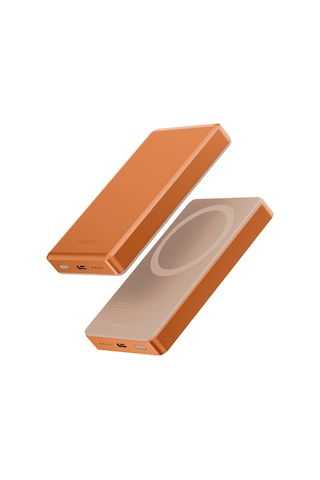 Energea Alupac 10k 10.000 Mah 20w Type-c Ve 15w Kablosuz Şarj Çıkışlı Pd Hızlı Şarj Magsafe Powerbank Siyah