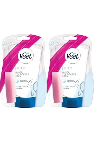 Veet Pure Hassas Ciltler Duşta Tüy Dökücü Krem 2 x 150 ML