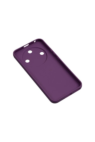 Honor Magic 8 Lite 5g Kılıf Lüx Kamera Koruma Çıkıntılı Soft Silikon Mor