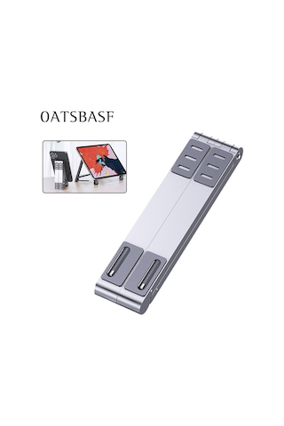 Yunboo Ergonomik Katlanır Laptop Standı - Tüm Telefon Ve Tabletler İçin Kaymaz Tabanlı Alüminyum Dizüstü Bilgisayar Tutucu