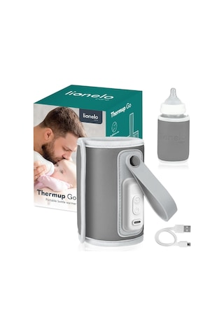 Lionelo Thermup Go Taşınabilir Biberon Isıtıcısı Usb Şarj 24 Saat Isı Koruma Biberon Isıtıcı ve Sterilizatör