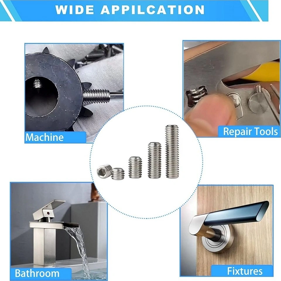 Setskur Civata M12x40 Mm 5 Adet Paslanmaz Çelik İnox Dın 916 A2 Kalite -