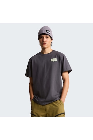 The North Face M Van Lıfe Relaxed Short Sleeve Tee-grap Erkek Tişört Nf0a8gqnrhı1 Gri
