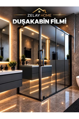 Zelayhome Silver Aynalı Duşakabin Filmi 100 CM X 4 M