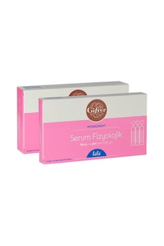 2 Adet Gifrer Serum Fizyolojik 5Ml 10 Adet Flakon