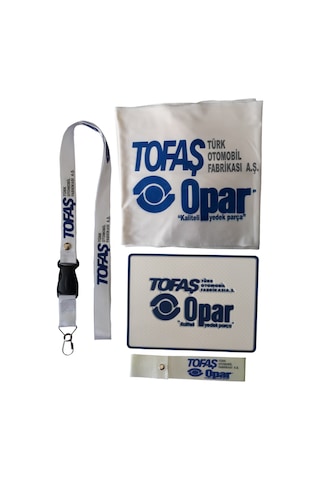 Tofaş Uyumlu Opar Beyaz Torpido Örtüsü & Torpido Üstü Kaydırmaz Ped