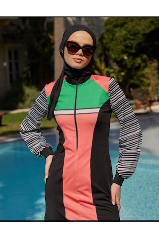 Mayovera Modern Pembe Çizgili Tasarım Mayo 001
