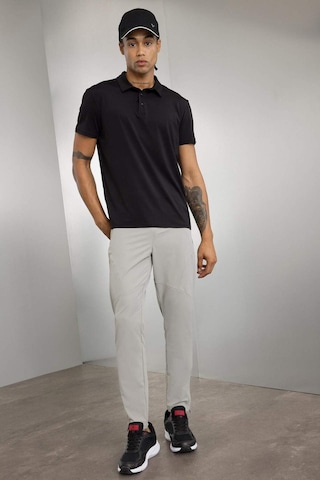 DeFactoFit Siyah Standart Fit Basic Düz Kısa Kollu Sporcu Polo Tişört C9267AX24AUBK81