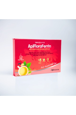 Premium Apifloraferrin Bitki Çayı Demir Desteğine Yönelik Yoğun Ekstraktlı Fonksiyonel Çay