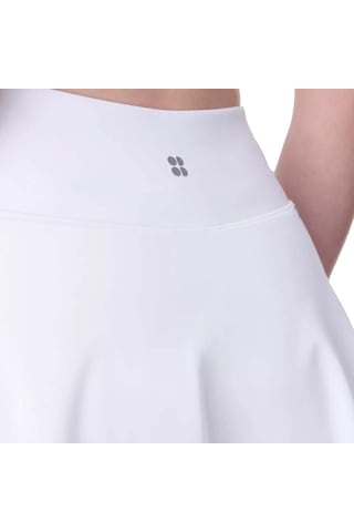 Sweaty Betty Sweaty Betty Racket Power Skort Kadın Beyaz Etek Whı Beyaz