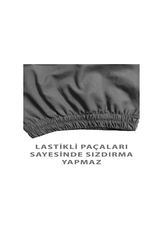 Benlife Kısa Kol Lastikli Demans Tulumu Gri