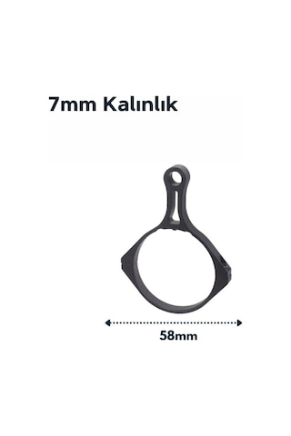 Vector Optics Universal 42-47mm Dürbün Montaj Halkası Scot-57ff Siyah
