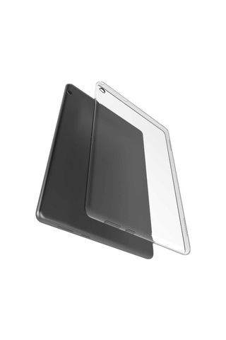Huawei Mediapad T5 10,1 İnç Uyumlu Şeffaf Kılıf Cam Kalem Set Arka Kapak