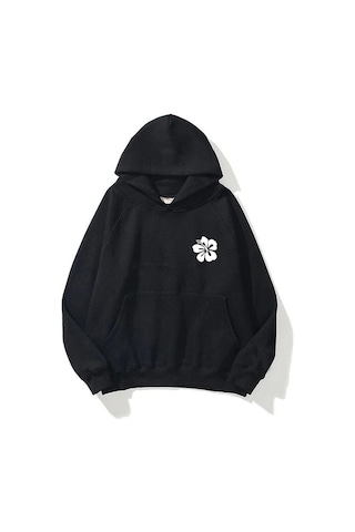 Hırsch Unisex Siesta Beach Sweatshirt Siyah