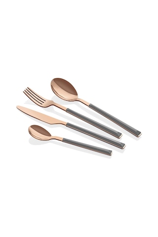 Neva Sweet Premium Grizay Çatal Kaşık Bıçak Seti N2755 Gri