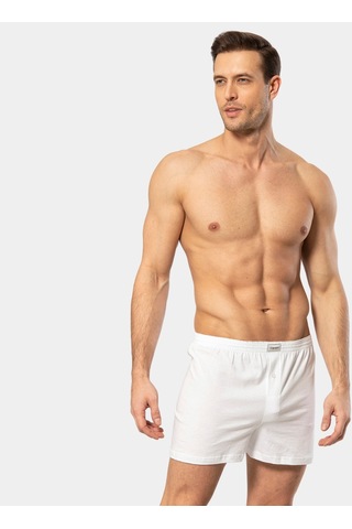 Türen Erkek Penye Boxer 130/Beyaz 001