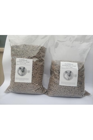 Goldmind Kemirgen Yemi. Cp Pelet Yem Tavşan, Chinchilla, Ginepig Ve Hamster İçin Pelet Yem 1 Kg