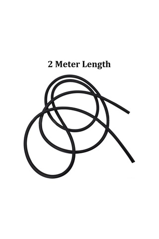 Lemestar Silecek Sprey Hortumu Ve Nozzle Seti - 5 Parça Kromlu Plastik, 2 Metre Boru, Kolay Kurulum, Dayanıklı, Engellemez