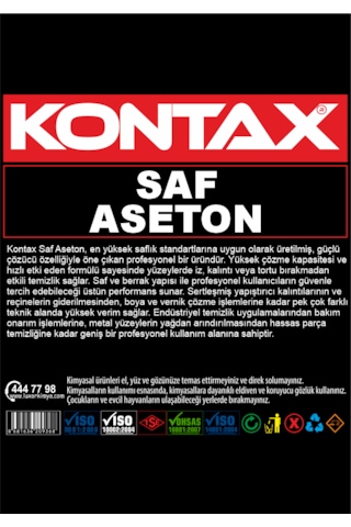 Kontax Saf Aseton 1 Lt