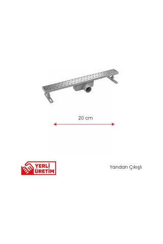 Lineer Süzgeç - Yan Çıkışlı 20 Cm