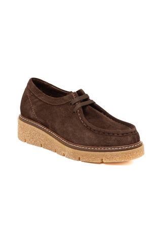 Marrone Sneaker Günlük Kadın 25k12026xs Vergelio Suede Marrone