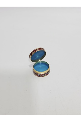 Antika Cloisonne Minyatür Kutu 3,3cm 119