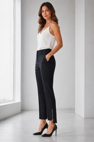 Bihan Store Arka Uzun Paça Fermuar Bayan Pantolon Y26-6622-siyah