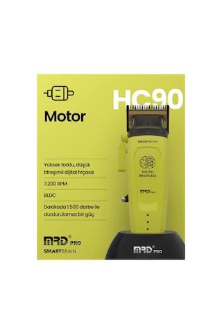 Smart Brain Titanyum Bıçaklı Profesyonel Tıraş Makinesi Hc-90 Smart Brain Titanyum Bıçaklı Profesyonel Tıraş Makinesi Hc-90