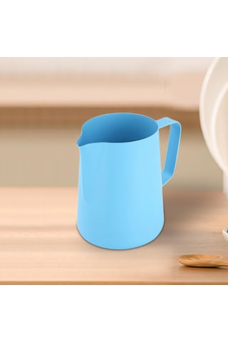 Suntek Kahve Kupası Taşınabilir 600ml Süt Köpüğü Mavi