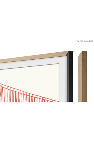 Samsung Uyumlu The Frame 85" Tv 2021 2024 Teak Çerçeve