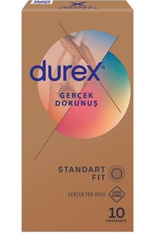 Durex Gerçek Dokunuş Ultra Kaygan Prezervatif 10'lu