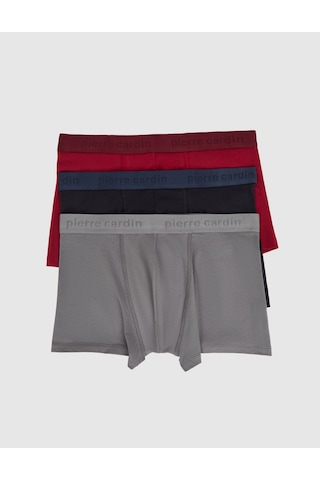 Pierre Cardin Çok Renkli Modal Karışımlı 3'lü İç Giyim Boxer Set 50332534-999