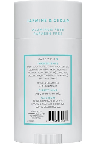 Native Jasmine & Cedar Alüminyumsuz Stick Deodorant 75gr